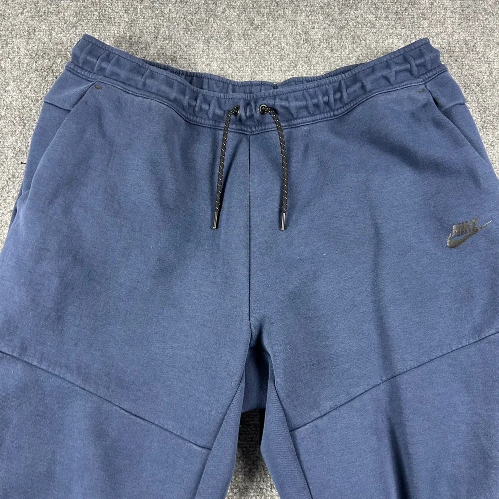 Nike Tech Fleece Joggers Mens XXL Blue CU4495-410 Tapered Sweatpants Athletic